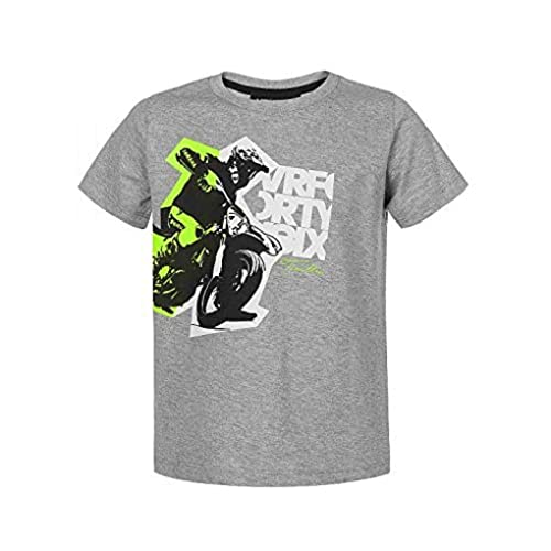 Valentino Rossi T-Shirts VRFORTYSIX,Junge,1/3,Mel. Grau von Valentino Rossi