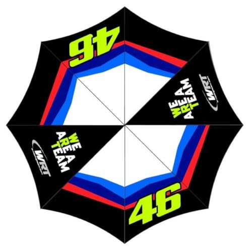 Valentino Rossi VR46 Regenschirm Linie WRT, Unisex, Einheitsgröße, Multi, mehrfarbig von Valentino Rossi