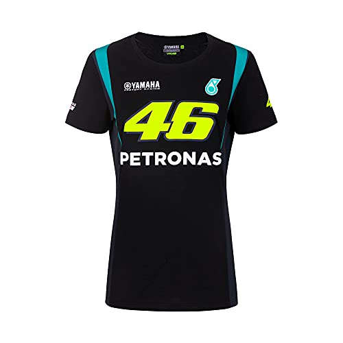 Valentino Rossi Women's Petronas VR46 T-Shirt, Schwarz, XS von Valentino Rossi