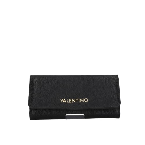 Valentino Damen Wallet/Portemonnaie/Geldbörse Brixton Schwarz Kunstleder, 99-Ohne Größen:-, Color:schwarz von VALENTINO