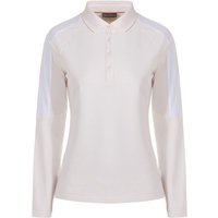 Valiente Thermo-Pique Langarm Polo offwhite von Valiente