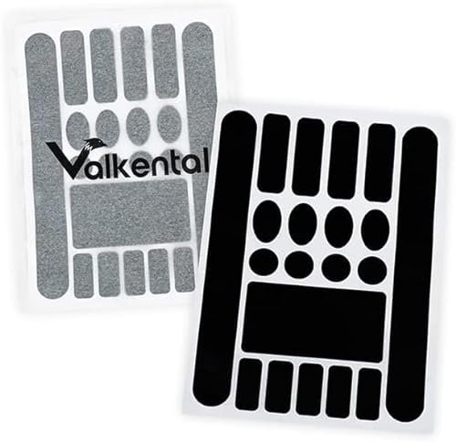 Valkental - Kratzschutz für Fahrrad Gepäckträger | Qualitative Klebestreifen zum Schutz vor Lackschäden | 20 Sticker in unterschiedlichen Größen | Transparent von Valkental