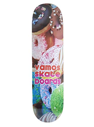 Vamos Skateboards - Donut Skateboard Deck inkl. Grip | Breiten: 7,75" - 8,00" - 8,25" | 7Ply Canadian Maple (8,00) von Vamos Skateboards