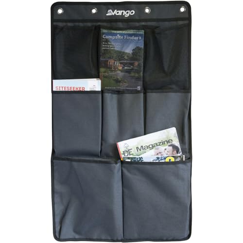 Vango Sky Storage 8 Pocket Organiser Schwarz, Zelt-Zubehör, Größe One Size - Farbe Smoke von Vango