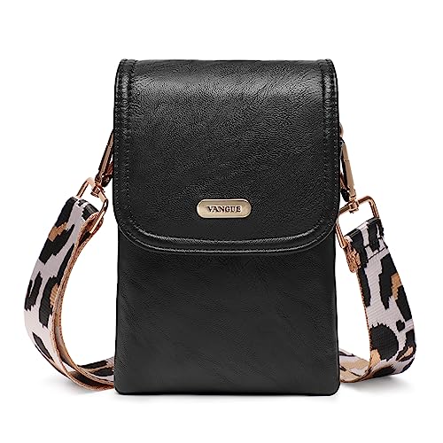 Vangue Handtasche zum Umhängen, Handy Umhängetasche Damen, Crossbody Bag Damen, Handtasche damen umhängetasche mit Breiter Gurt von Vangue