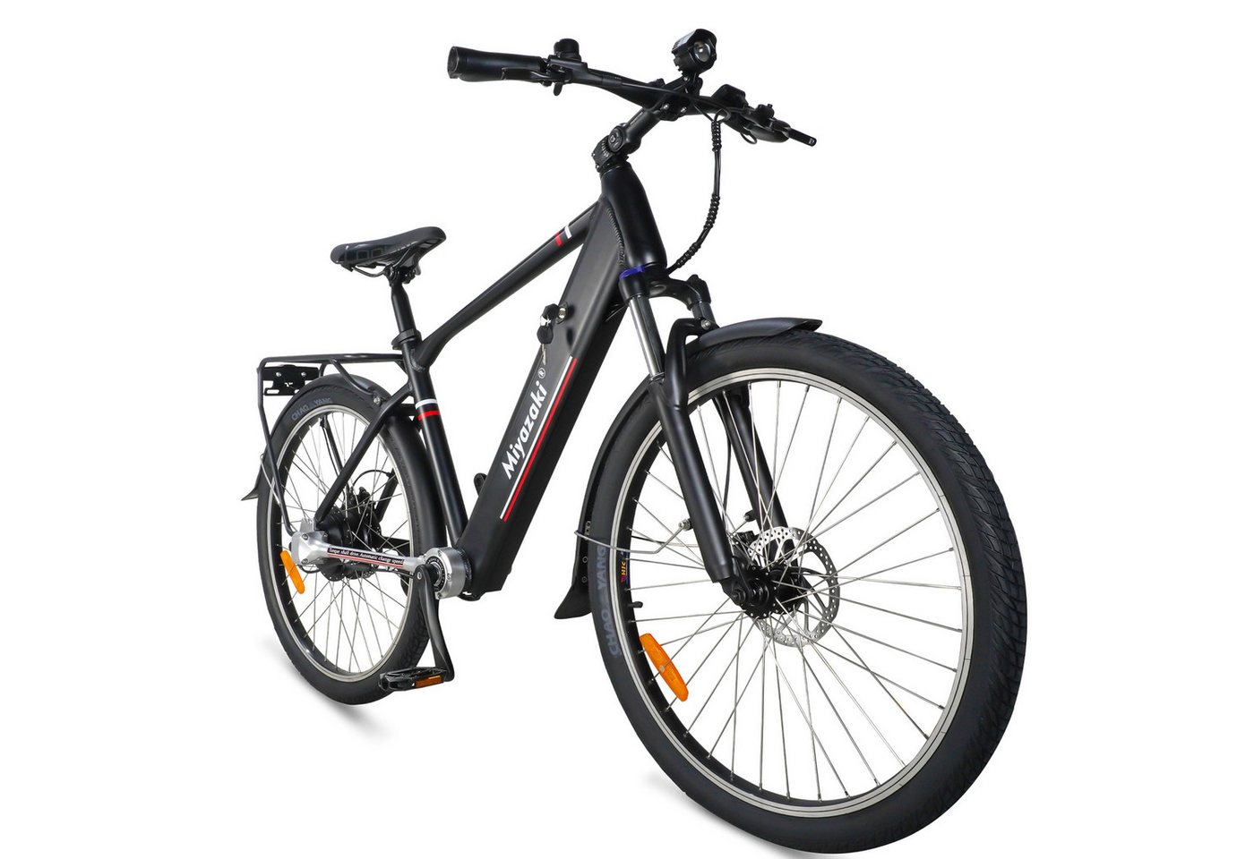 Vankel E-Bike Cityrad GC1995 City Fahrrad mit 100 km Reichweite für Damen und Herren, 5 Gang Shimano, Heckmotor, 672 Wh, 250W E-Bike mit Samsung-Akku & automatischer Gangschaltung von Vankel