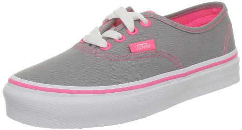 Vans Authentic Kinder Sneaker grau/rosa EU 31 von Vans
