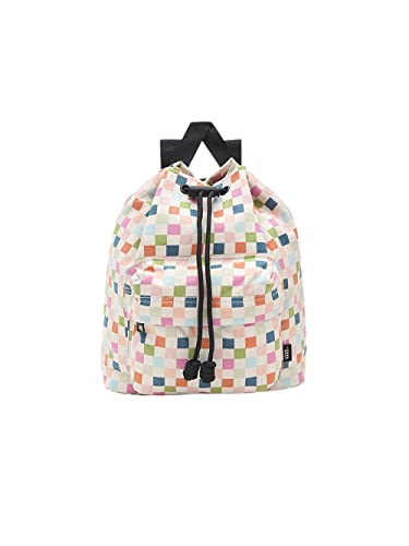 Vans Der Vans Seeker Rucksack ist ein Eimer-Modell mit Kordelzug, Fronttasche mit Reißverschluss und verstellbaren Schultergurten. Er hat einen durchgehenden Checkerboard-Aufdruck und misst 28 x 2 von Vans