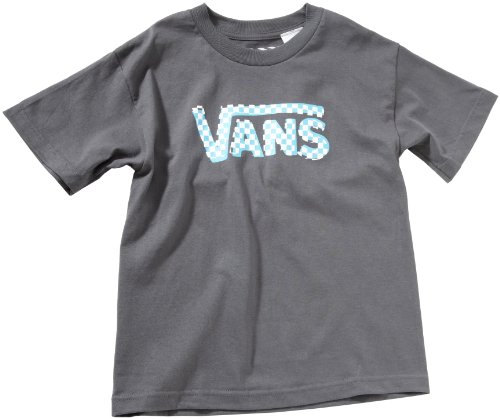 Vans Jungen T Shirt Checker Classic, Charcoal/Blue, XL, VGIC10U von Vans