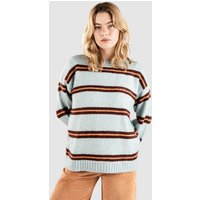 Vans Suzie Stripe Crew Strickpullover gray mist von Vans