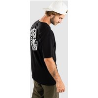 Vans Warped Checkerboard Log T-Shirt black von Vans