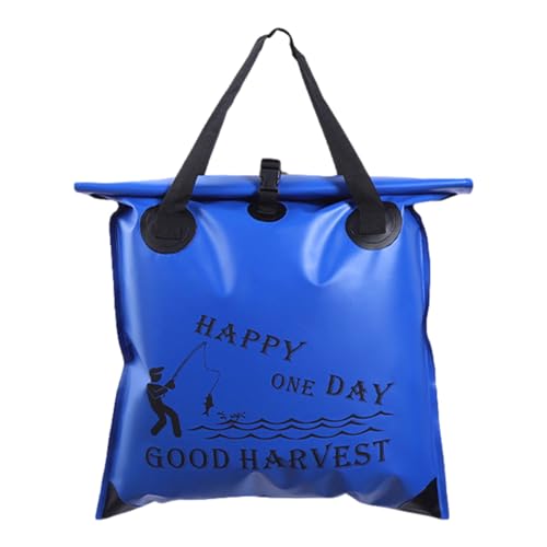 Vansza Isolierte Fischtasche, auslaufsicher, mit Reißverschluss, 71,1 x 50,8 cm, tragbar, wasserdicht, geruchlos und auslaufsicher, Angeltasche zum Angeln (blau) von Vansza