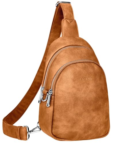 Vantamo Crossbody Bag Damen mit RFID-Schutz & Extra Sicher Anti-Diebstahl-Clip, Stilvolle Handtasche für den Alltag oder die Reise, Hochwertigem Material Anti Diebstahl Umhängetasche von Vantamo