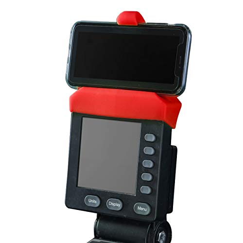 Handyhalterung für PM5 Monitore von Concept 2 Rower, SkiErg und BikeErg - Silikonhalterung kompatibel mit Concept 2 Rudermaschine Ideales Ruderzubehör von Vapor Fitness