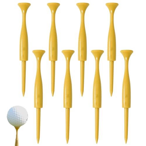 Varatiktok Golfball-Tee,Golf-Tee-Set - Professionelles T-System mit geringer Reibung | Stabile 8-teilige Golf-Tees für hervorragende Haltbarkeit, ideal für Golferinnen und Golfer, verbessert das von Varatiktok
