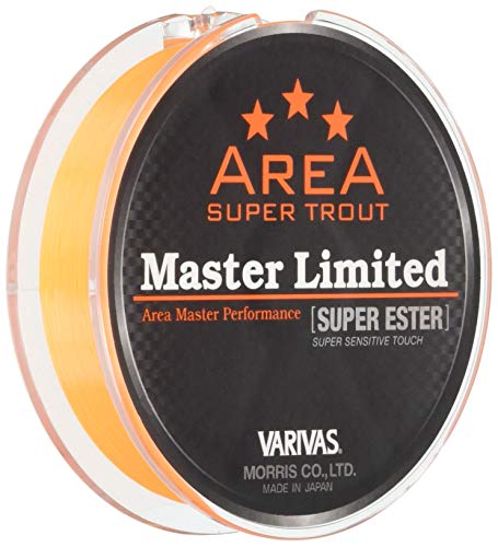VARIVAS Area Super Trout Master Limited Super Ester – Neo-Orange (1 kg) 150 m von Varivas