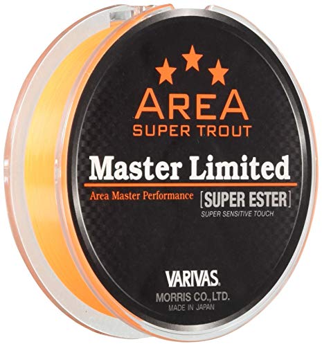 VARIVAS Area Super Trout Master Limited Super Ester – Neo Orange (150 m) von Varivas