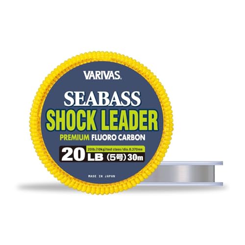 Varivas Fluorocarbon Shock Leader Line Sea Bass 30m 20lb (0786) von Varivas