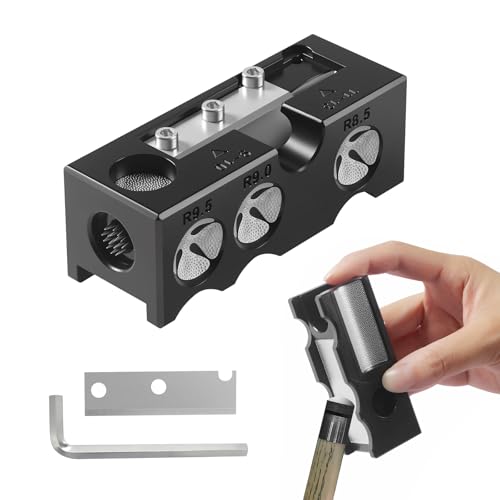 Vastarsky 11 in 1 Pool Queue Tip Shaper Professionelle Pool Queue Tip Tool Tragbare Billard Pool Queue Zubehör Werkzeug Pool Queue Reparatur Kit Zubehör für Ersatz und Formen von Queue-Spitzen von Vastarsky