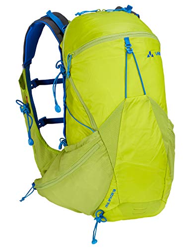 VAUDE Trail Spacer 18, Innovativer Rucksack für Speed Hiking und Biking Sporttasche, 48 cm, 18 Liter, Bright Green von VAUDE