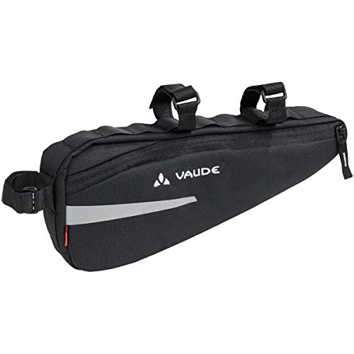 VAUDE Cruiser Bag - Rahmentasche Fahrrad mit Klett-Befestigung, Schwarz von VAUDE