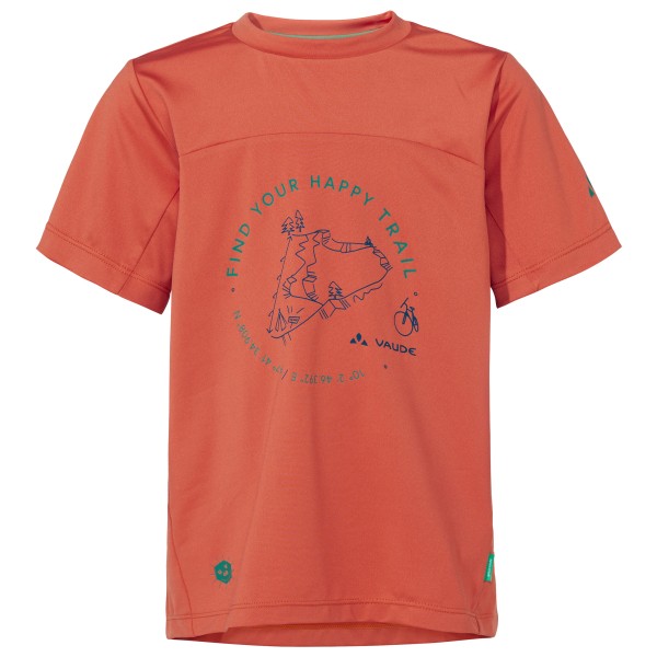 Vaude - Kid's Solaro T-Shirt II - Funktionsshirt Gr 104 rot von Vaude