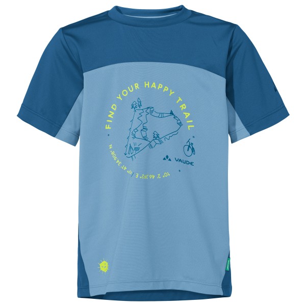 Vaude - Kid's Solaro T-Shirt II - Funktionsshirt Gr 110/116 blau von Vaude