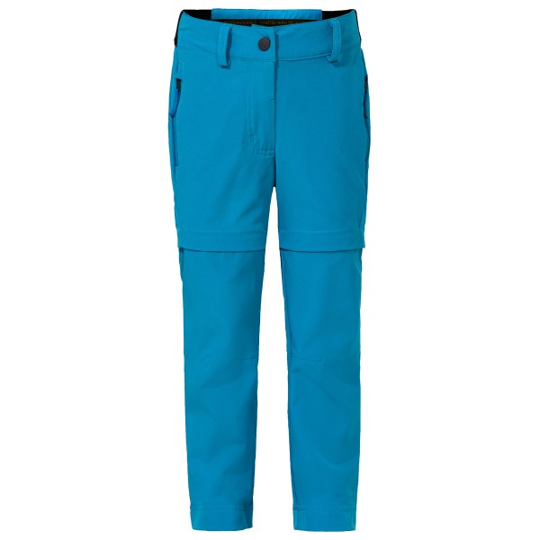 Vaude - Kid's Zip Off Pants Slim Fit - Zip-Off-Hose Gr 110/116 blau von Vaude