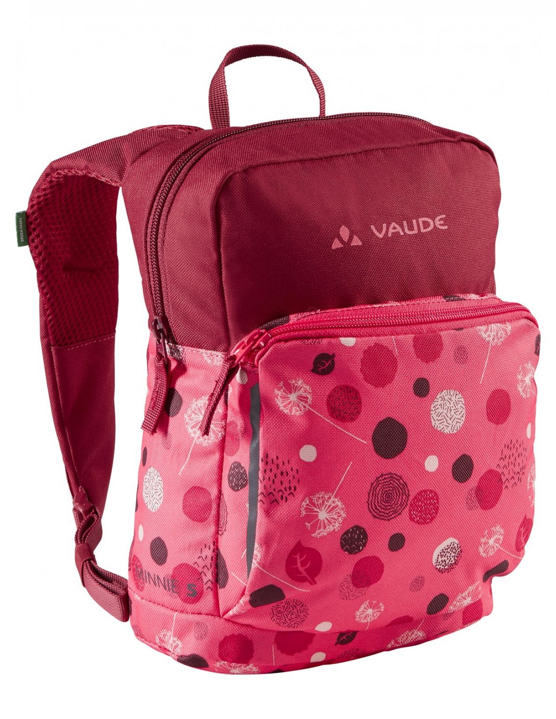 Vaude Kinderrucksack Minnie 5, bright pink/cranberry Rucksackart - Kinderrucksäcke, Rucksackvolumen - 1 - 5 Liter, Rucksackfarbe - Pink, von Vaude