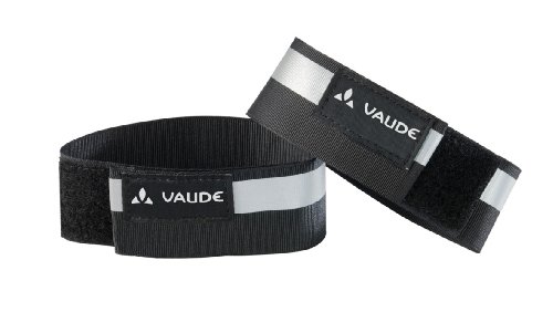 VAUDE Reflektorbänder Reflective cuffs, black, One Size, 133960100 von VAUDE
