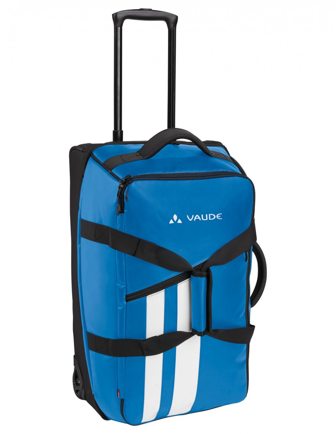 Vaude Reisetasche Rotuma 65 Liter, Trolley, azure (blau), Tragegriff, mit Rollen, PVC-frei, für Reisende und Wanderer von Vaude