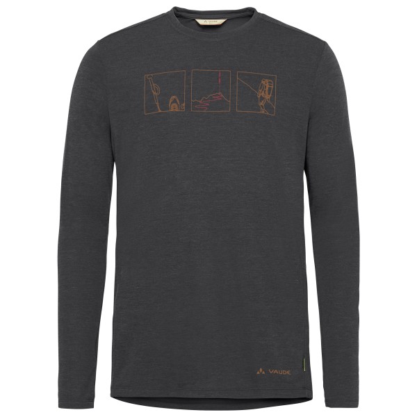 Vaude - Rosemoor L/S T-Shirt III - Longsleeve Gr M grau von Vaude