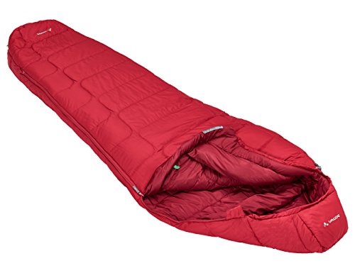 VAUDE Mumienschlafsack 220 cm Sioux 800, atmungsaktiver 3-Jahreszeiten Schlafsack, kompakter Kunstfaserschlafsack 1500g für Indoor & Outdoor-Camping von VAUDE