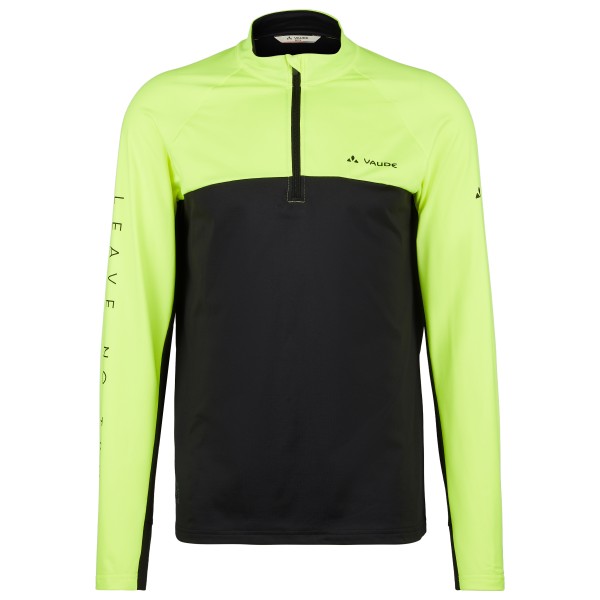 Vaude - Virt Qzip L/S Shirt II - Longsleeve Gr S schwarz/grün von Vaude