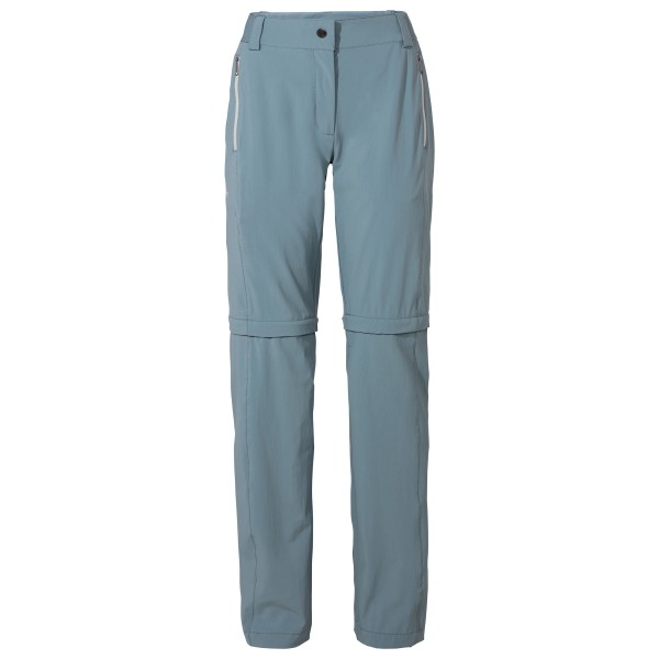 Vaude - Women's Farley Stretch Zip Off T-Zip Pants II - Trekkinghose Gr 34 - Short grau/türkis von Vaude
