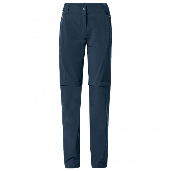 Vaude - Women's Farley Stretch Zip Off T-Zip Pants II - Trekkinghose Gr 48 - Regular blau von Vaude