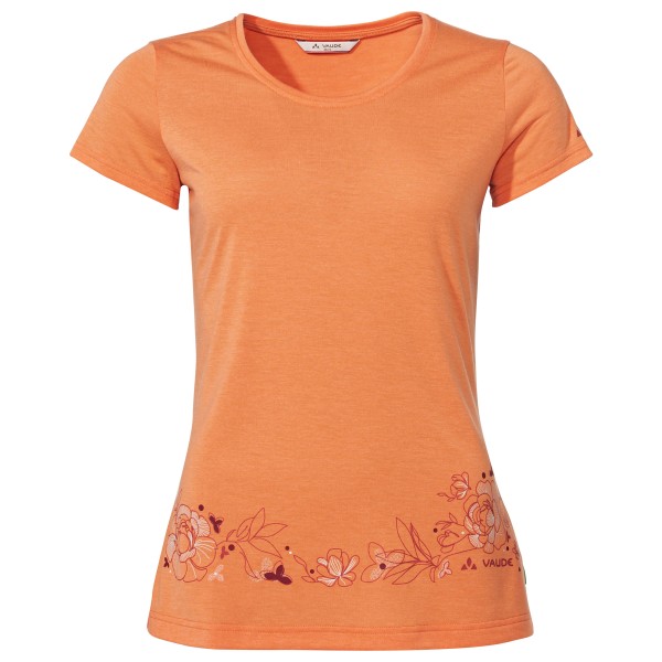 Vaude - Women's Skomer Print T-Shirt II - Funktionsshirt Gr 34 orange von Vaude