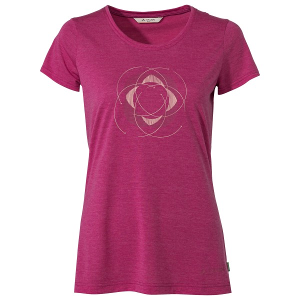Vaude - Women's Skomer Print T-Shirt II - Funktionsshirt Gr 42 lila von Vaude