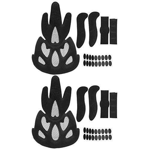 VBESTLIFE Ersatz-Pads Liner für Fahrradhelm, 2 Set Schaumstoff-Helmkissen Matten für Fahrradhelm von VBESTLIFE