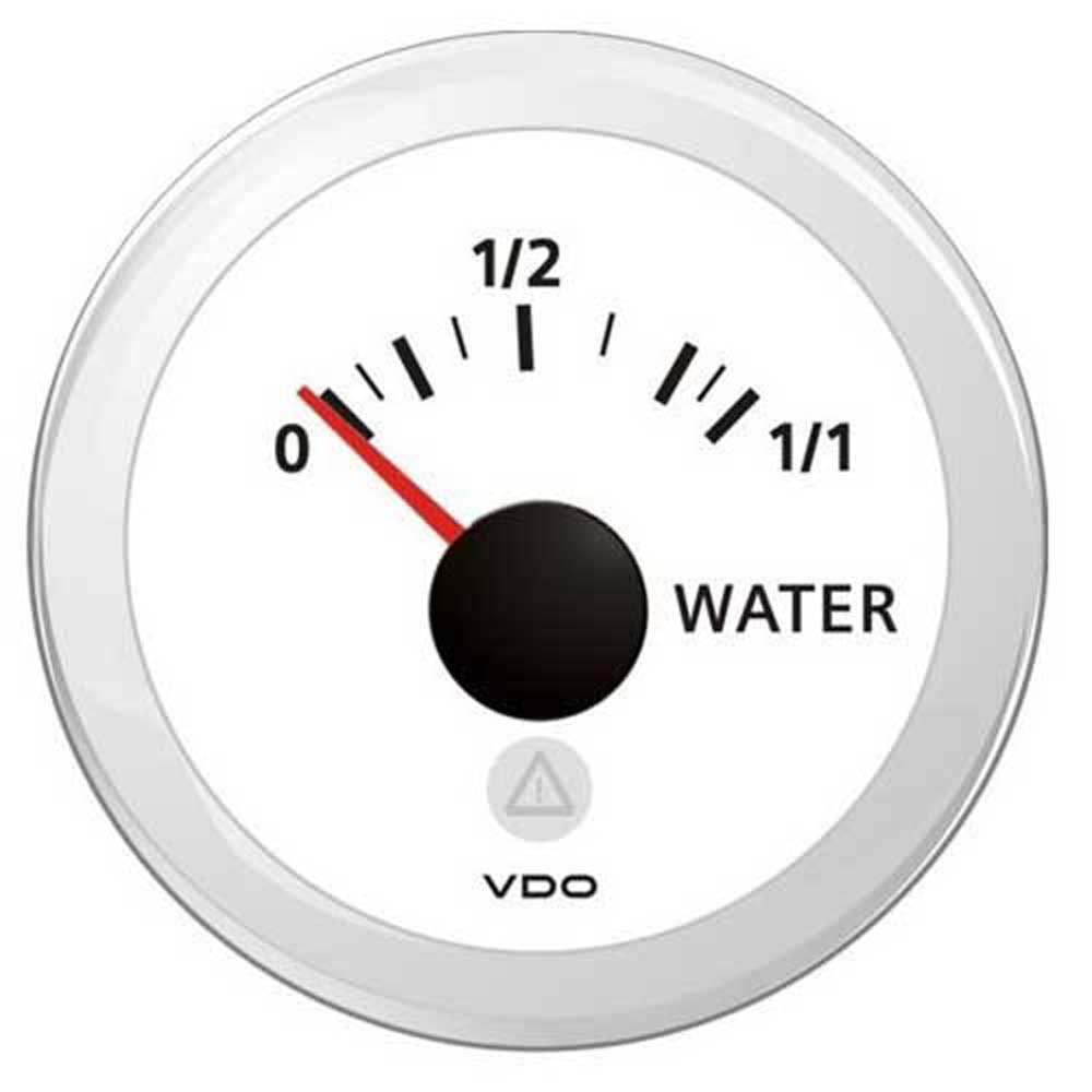 Vdo View Line 0-1/1 4-20ma Single Scale Fresh Water Level Instrument Silber 52 mm von Vdo