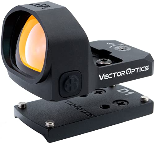 VECTOR OPTICS Red Dot Visier Set 3 MOA für Glock Pistole Leuchtpunktvisier Rotpunktvisier Reflexvisier 1x20x28 Red Dot Frenzy X von Vector Optics