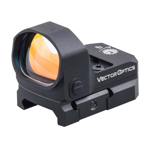 Vector Optics Frenzy 1x20x28 3 MOA Red Dot Sight Weaver/Picatinny Base and VT and Tri Footprint Compatible, Black von Vector Optics