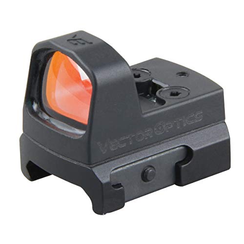 Vector Optics Frenzy-S 1x16x22 Micro Red Dot Sight with MAG-S Footprint, Red Illuminated Reticle, 3 MOA Dot Size, Automatic Light Sensor von Vector Optics
