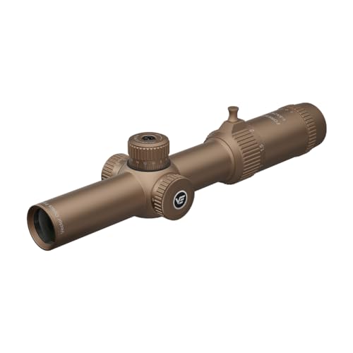 Vector Optics SCOC-32 Forester 1-5x24 Genii Coyote FDE Zielfernrohr für Sport, Airsoft und Jagd, Luftgewehr, Ziel-Visier, Gewehrzielfernrohr, Rifle Scope, umfangreiches Zubehör von Vector Optics