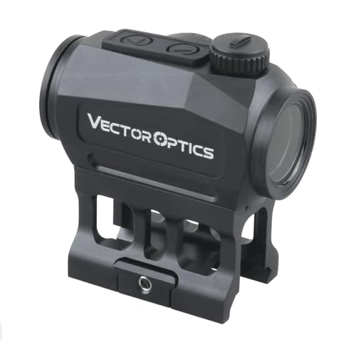 Vector Optics SCRD-45 Scrapper 1x22 Rotpunkt Visier für Sport, Airsoft und Jagd, Luftgewehr, Ziel-Visier, Reflex-Visier, Red-Dot zum zielen von Vector Optics