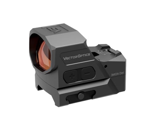 Vector Optics SCRD-64 Frenzy-X 1x19x28 Genii Rotpunkt Visier für Sport, Airsoft und Jagd, Luftgewehr, Ziel-Visier, Reflex-Visier, Red-Dot zum zielen von Vector Optics