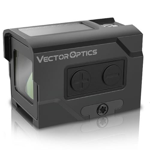 Vector Optics SCRD-SM63 Frenzy Plus 1x18x20 SOL Multi Reticle Rotpunkt Visier für Sport, Airsoft und Jagd, Luftgewehr, Ziel-Visier, Reflex-Visier, Red-Dot zum zielen mit Solar von Vector Optics