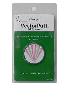 Vectorputt Golf Ball Marker and Alignment Tool - USGA approved for professional and amateur play. von Vectorputt