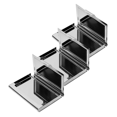 Veemoon 3 Stück Minimalistischer Visitenkartenetui Schlanker Metall Kartenhalter mit Poliertem Finish Robuster Business Name Card Holder für und Damen Reisefreundliche Kartenbörse von Veemoon