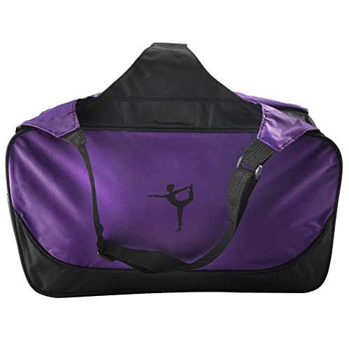 Veenewy Yogatasche, Reisetasche, für Yogamatte mit großem Fassungsvermögen, Sporttasche, Yogatasche, Violett von Veenewy